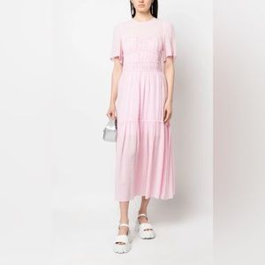 Baum und Pferdgarten‎ Pink Midi Anissa Dress, Size 2